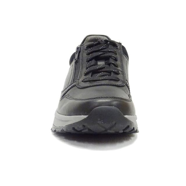 Pius Gabor rollingsoft sensitive 8000.14.09 - heren rollende wandelsneaker - zwart - maat 40.5 (EU) 7 (UK)