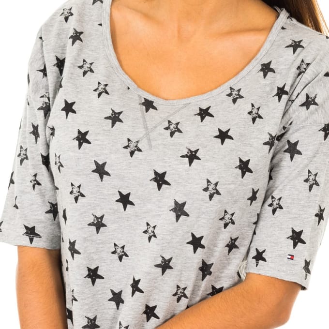 Dames-T-shirt met 3/4-mouwen en boothals 1487903579