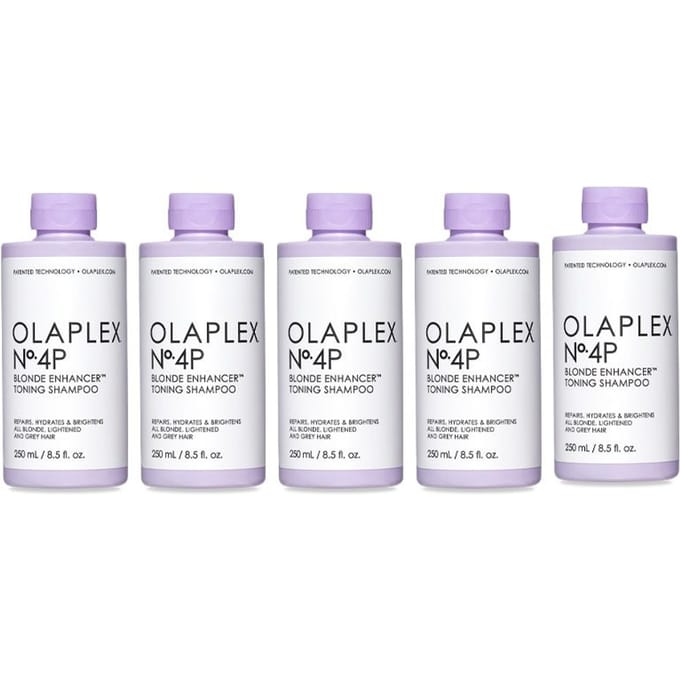 5x Olaplex No.4P Blonde Enhancer Toning Shampoo