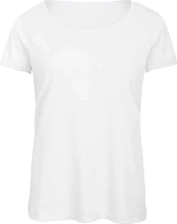 B&C TriBlend T-shirt / Woman CGTW056 - White - L