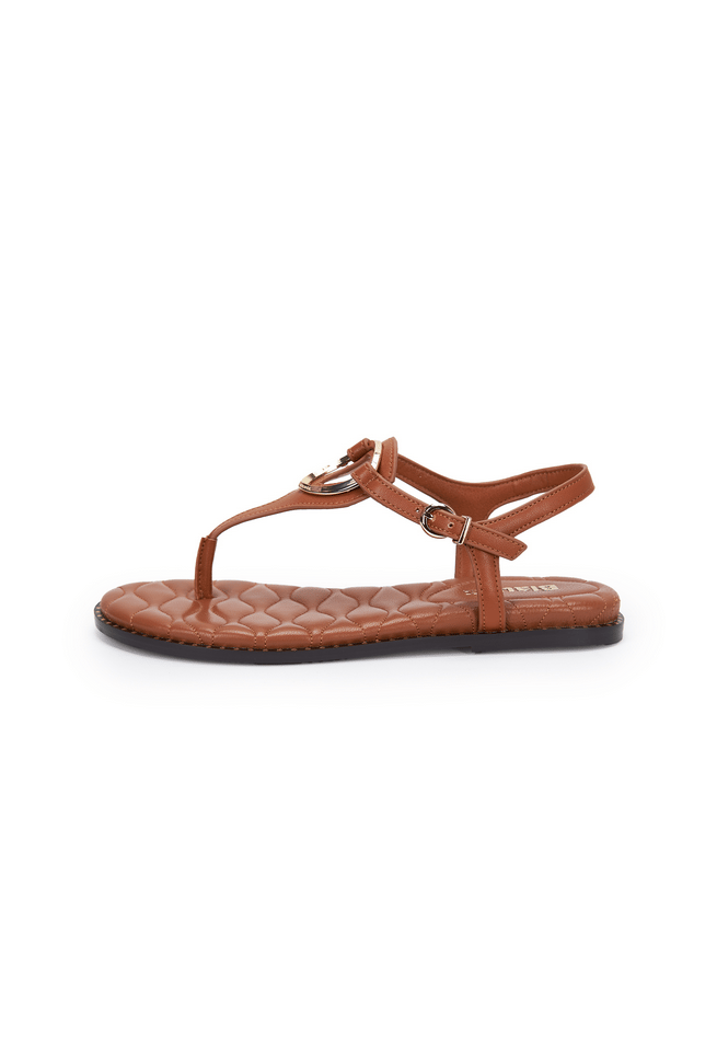Sandale vrouw cognac