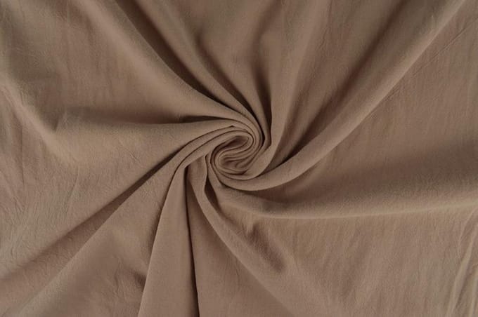 Gewassen katoen stof - Oud roze - 10 meter