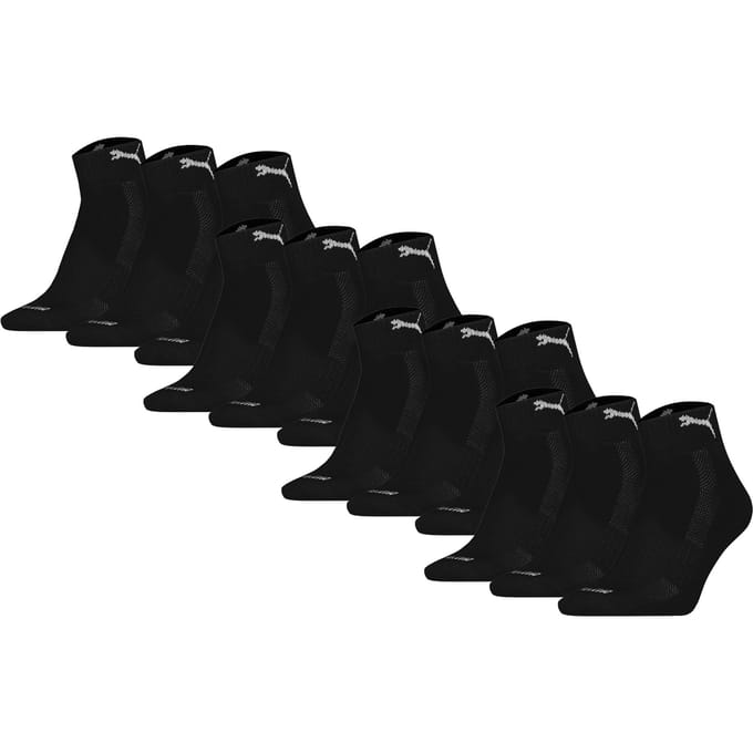 Puma Sokken Cushioned Quarter 12P Verpakking van 12