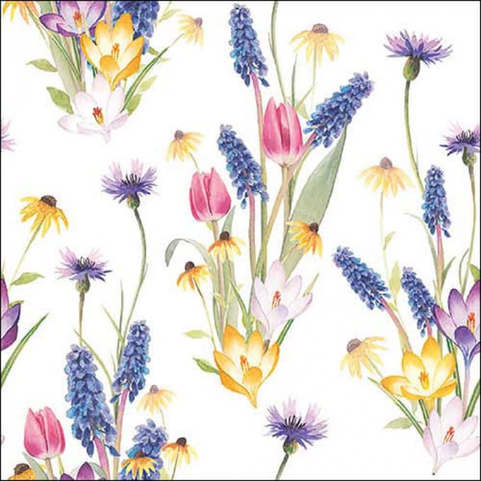 Ambiente Lunch Servetten – Hello Spring – Papieren Servetten – 33 x 33 cm - 20 stuks