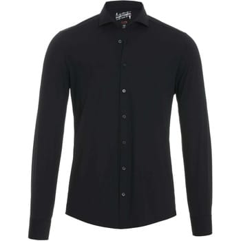 Pure H.Tico The Functional Shirt Zwart - Maat 40 - Heren - Overhemden Formeel