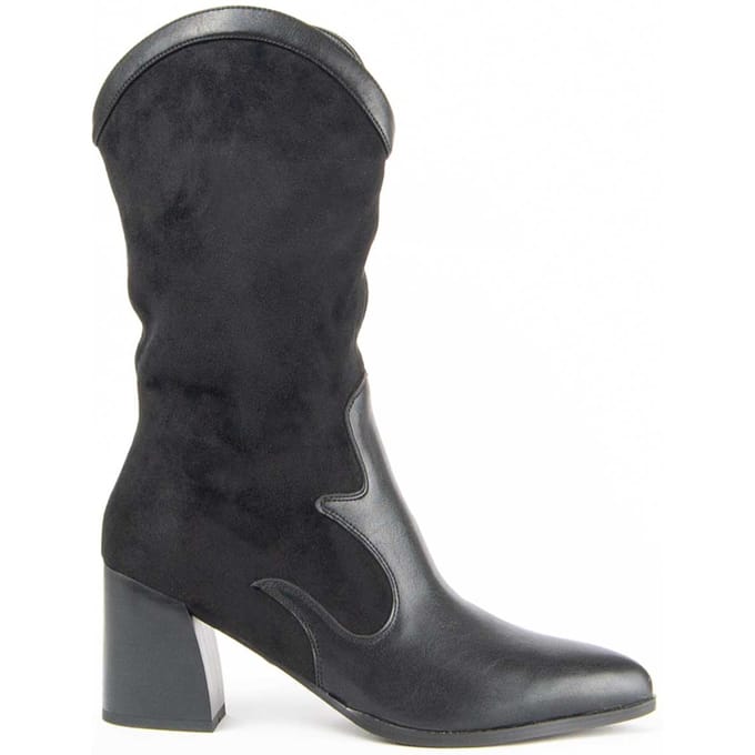 Bota De Tacón Para Mujer.  Montevita  Tejan8  100945 41 zwart