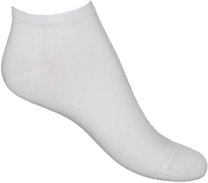 Bonnie Doon - Dames - Enkelsokken - Cotton Short Sock (2 paar) - Wit - 36/42