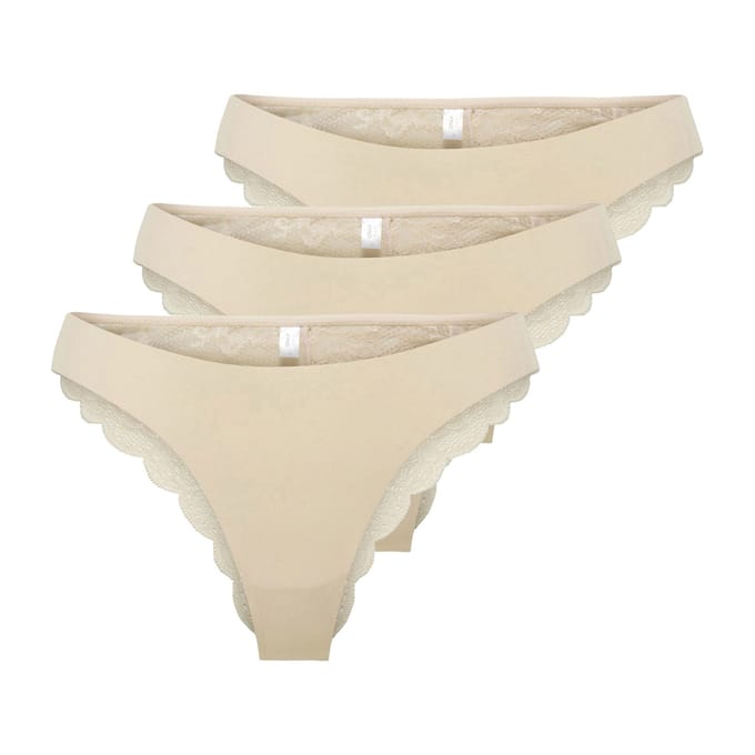 Only Chloe Lace Brazil Slips Dames (3-pack)