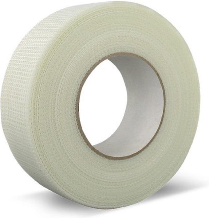 Glasvezeltape Indoor High-Tack (S) wit 48 mm rol 90 m1