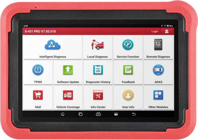 Launch X431 PROS V5.0 OBD2 Diagnose Tablet - uitleesapparatuur - Nederlands