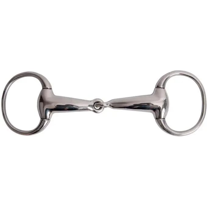 Olijfbit voor paarden met holle loop T de T