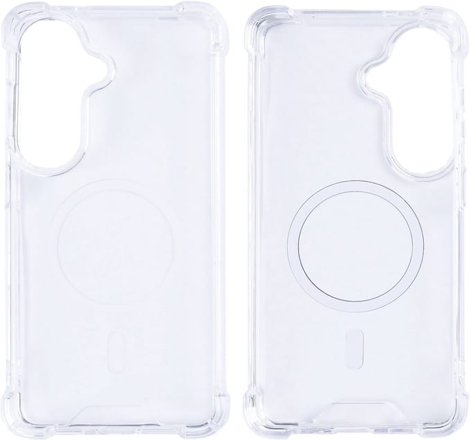 Rixus Anti-Burst Case With MagSafe For Samsung Galaxy S26 Transparent