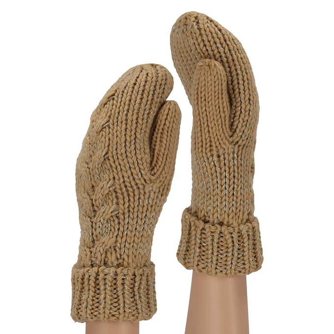 Sarlini - Ski handschoenen dames - Fashion - Zand - One Size