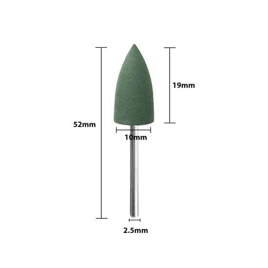 ET Polissoirs Acrylique Dentaire Points Gros (Paquet de 1) gray