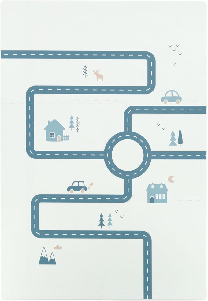 Puck Playmat Road - Sandy Blue