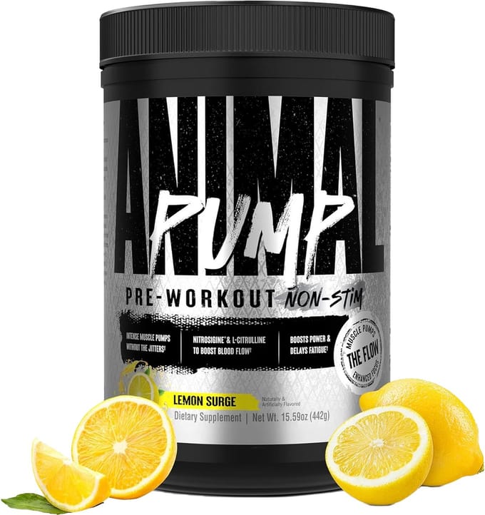 Animal Pump Non Stim - 40 servings - Lemon Surge