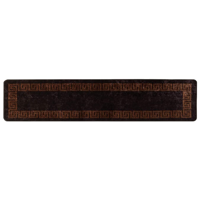 vidaXL - Tapijt - Runner - MARSA - Zwart - 50 - x - 400 - cm - Polyester - en - PVC