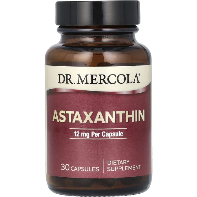 Dr. Mercola, Astaxanthine, 12 mg, 30 capsules