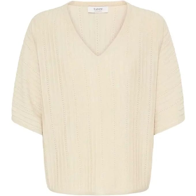 b.young - BYMOBBE VNECK JUMPER 2 - Dames - Gebreide truien