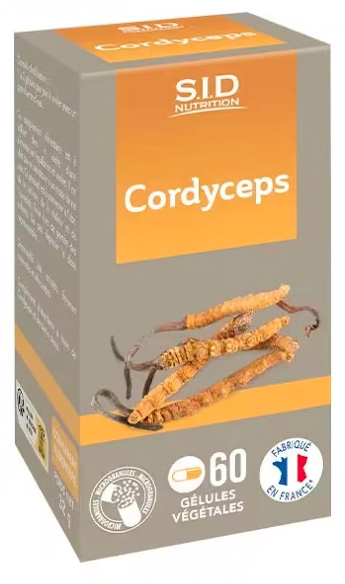 S.I.D Nutrition Cordyceps 60 Plantaardige Capsules