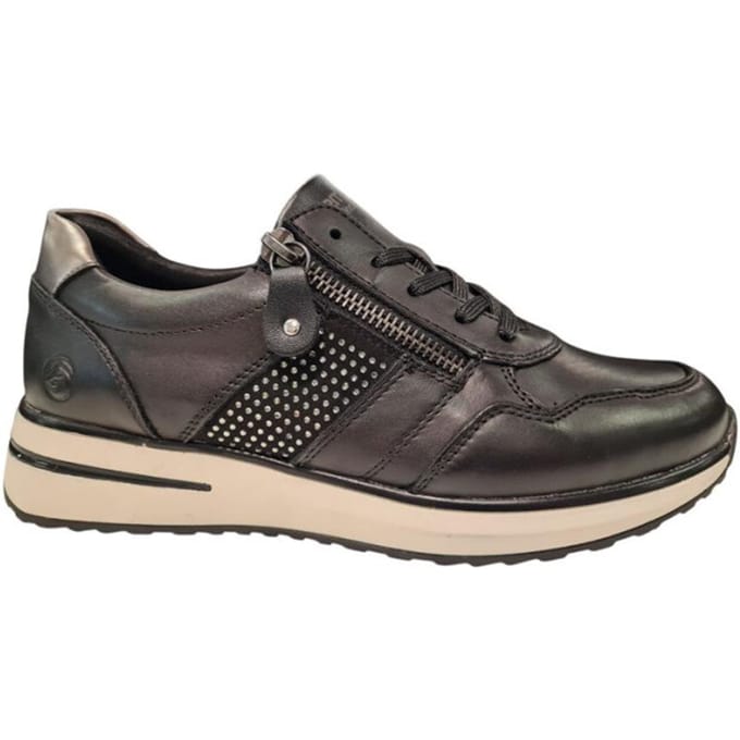 Remonte -Dames - zwart - sneakers - maat 40
