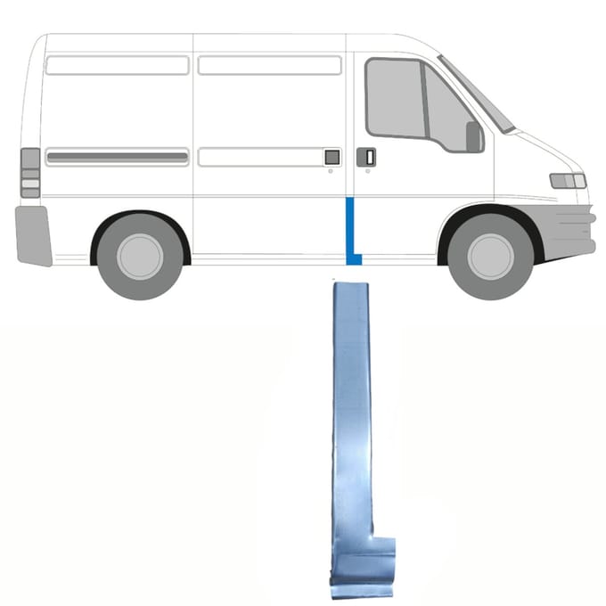 Reparatiepaneel stijl voor Citroen Jumper 1994-2006 / Rechts