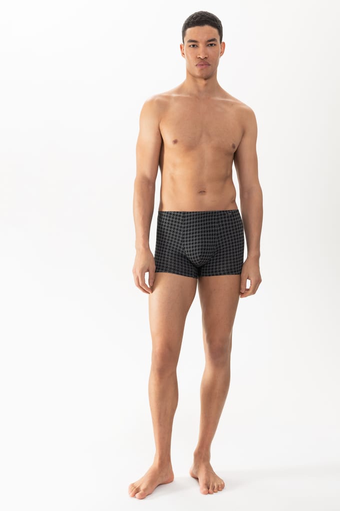 mey Herren Shorty Serie Round Grid