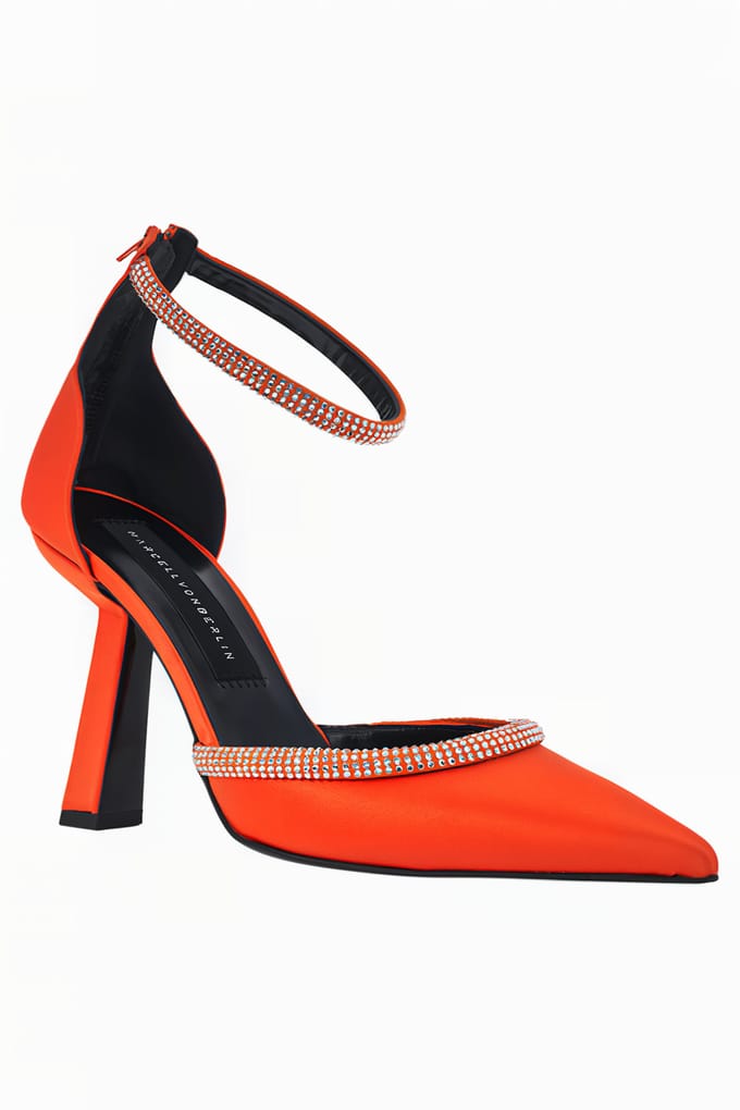 Marcell von Berlin Embellished Ankle-strap Pumps Flame Taglia: 36 | Infradito Outlet | Donna