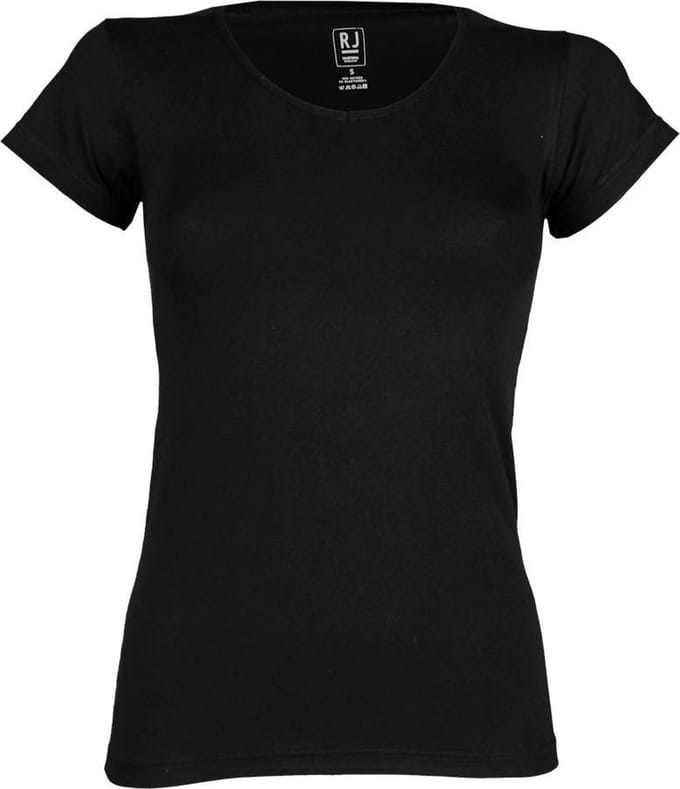 RJ S.C. L. V-neck T-Shirt Zwart S