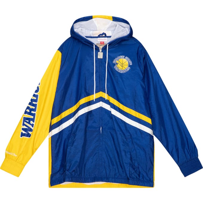 Herenwindjack NBA Onmiskenbaar windjack met volledige ritssluiting Hardwood Classics Golwar Royal