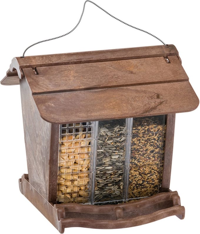 Ferplast Voedersilo Jok 1 - Voersilo - 23.5x26x23 cm Bruin