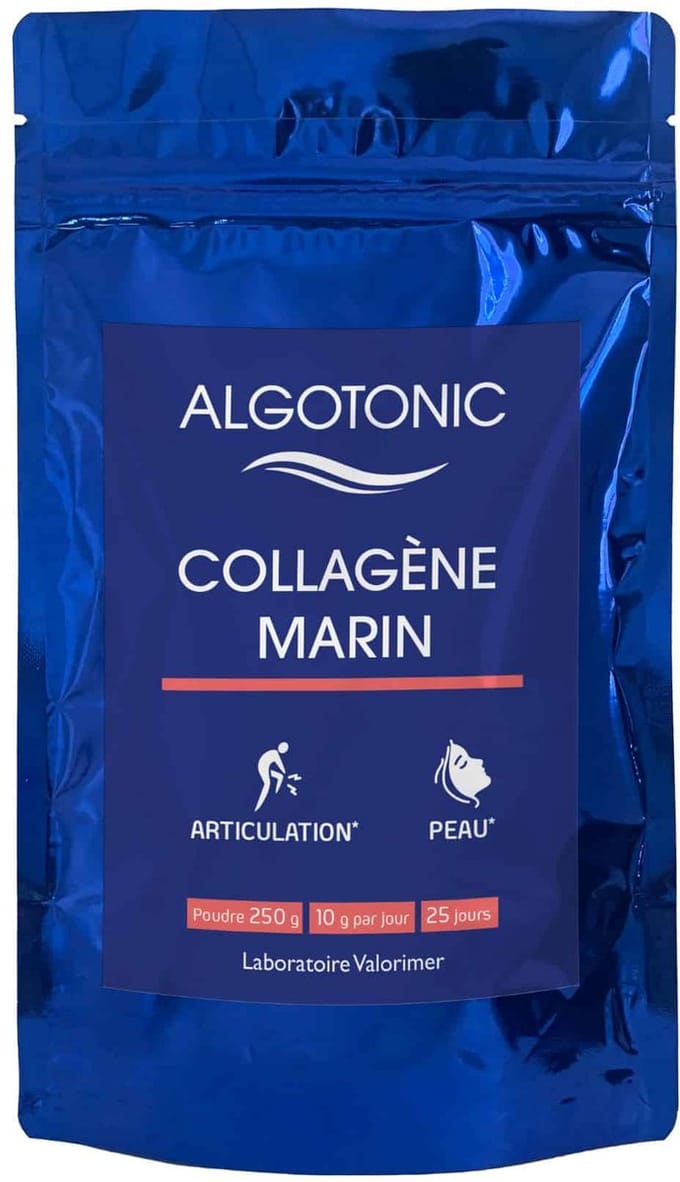 Algotonic Collageenpoeder voor Antiveroudering en Mobiliteit - Gehydrolyseerd - 10 g per dag - Bevat Vitamine C