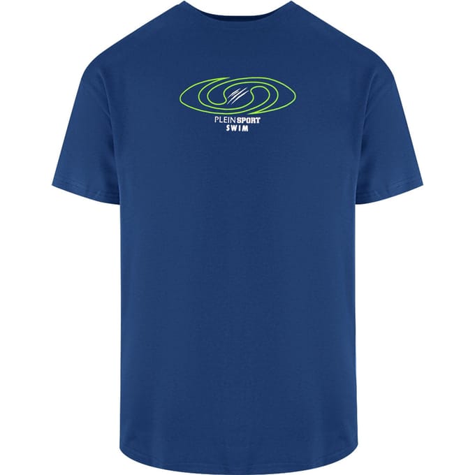 Korte Mouwen T-shirt in Donkerblauw