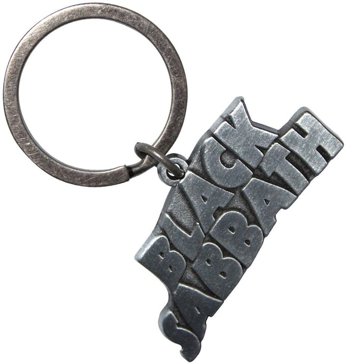 Black Sabbath - Silver Wavy Logo - Sleutelhanger