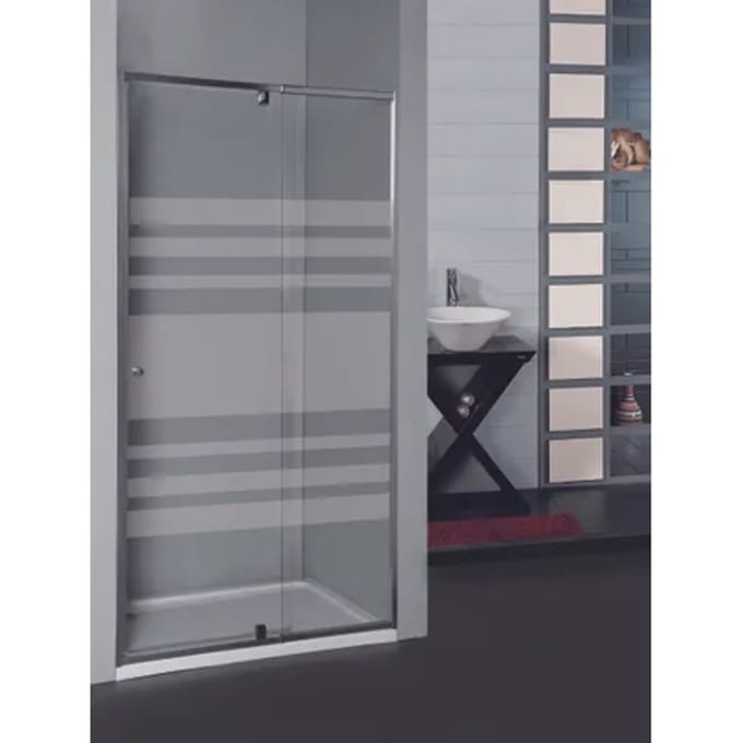 Allibert Verstelbare Zwaaideur Priva 78-91x190cm Horizontale Lijnen