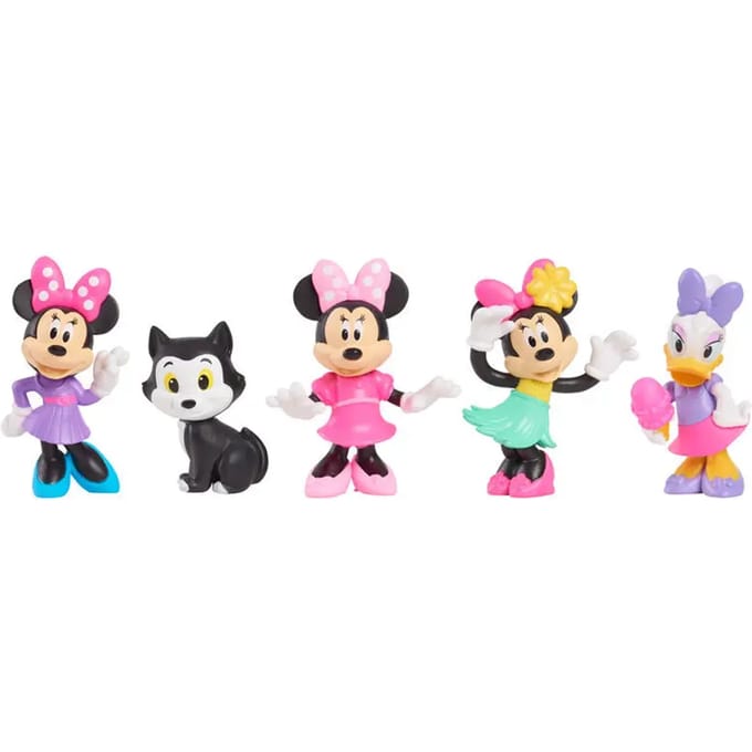Mickey Mouse Minnie Mouse 5-delige minifiguren set Speelfiguren & personages