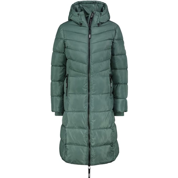 Sublevel Winterjas - LONG PUFFER COAT - S tot XXL - voor Vrouwen - groen