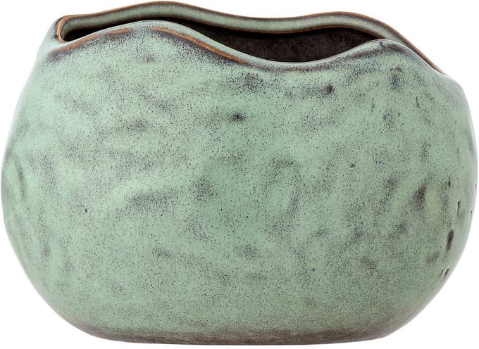 Bloomingville Bloempot aardewerk groen Pennie 16cm
