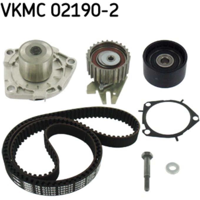 Waterpomp+distributieriem set SKF VKMC 02190-2