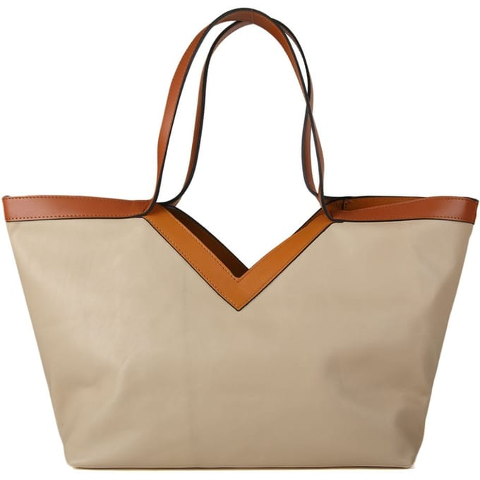 Giulia Monti Handtas Beige Lichtbruin