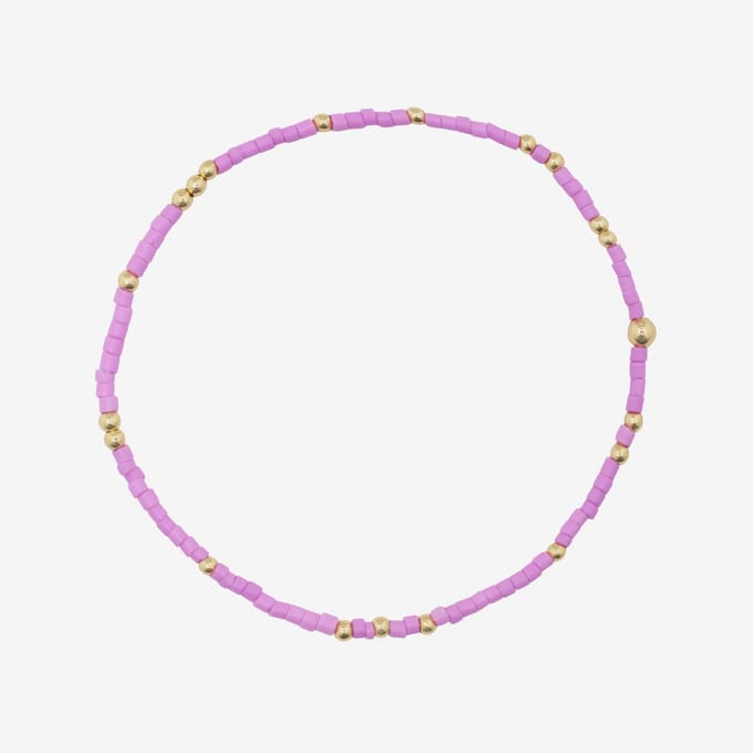 Essenza Beads Bracelet Purple