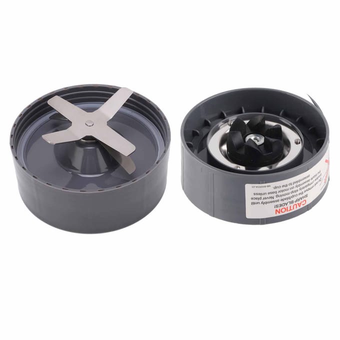 600W Vervangende Kruisextractor RVS Mesbasis Past voor Blender black