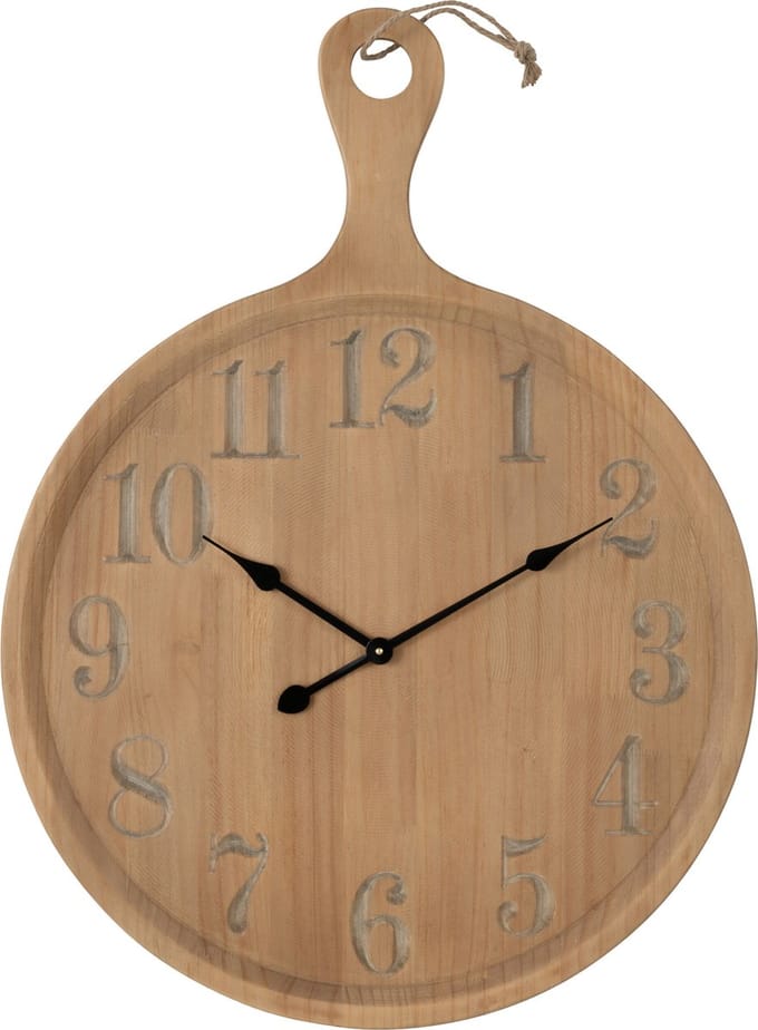 J-Line klok Plan Den - naturel - large - Ø 65.2 cm