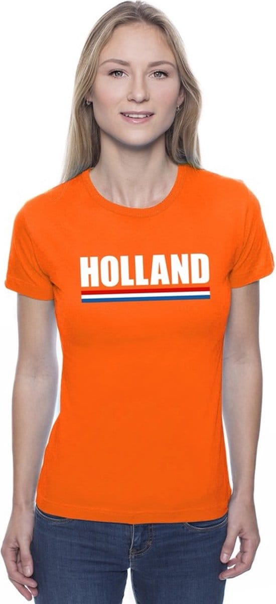 Oranje Holland supporter shirt dames M