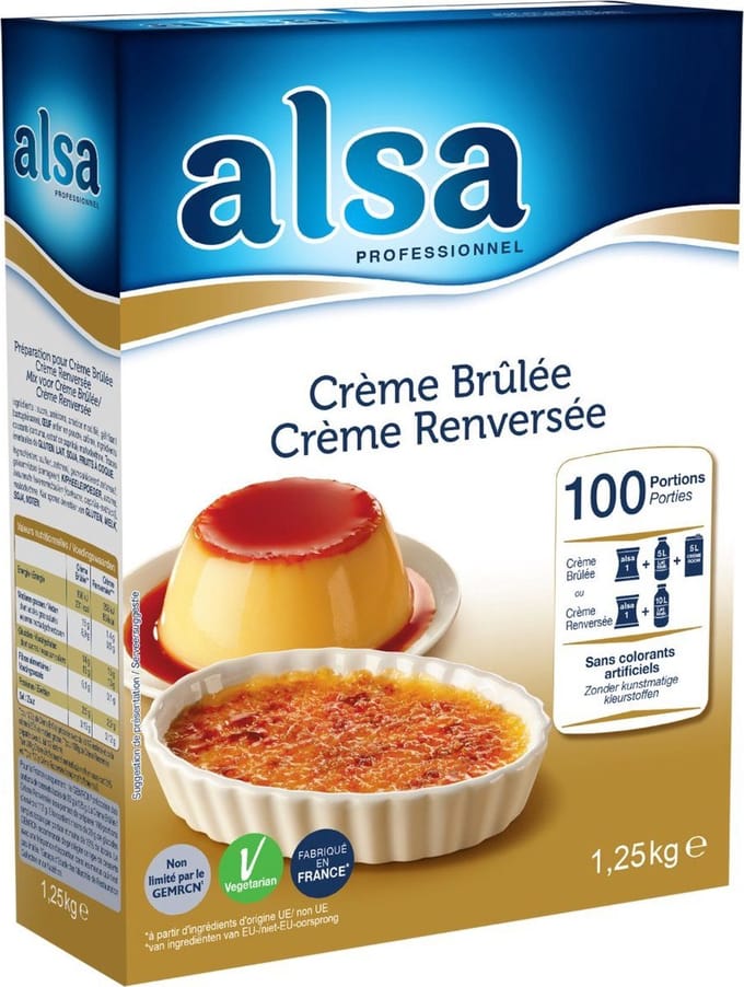 Alsa Crème brûlée 1,25 kilo