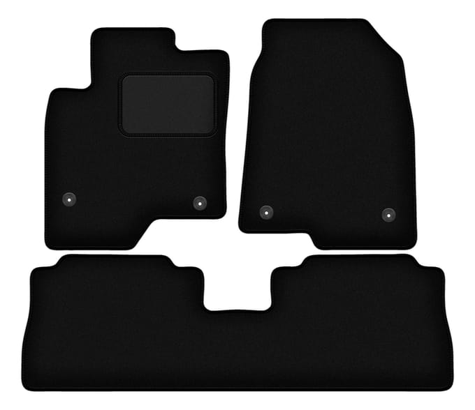 Zwarte veloursmatten voor: Opel Antara SUV (2006-2017)