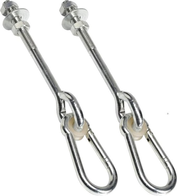Schommelhaak 16cm inc Karabijn - Set van 2