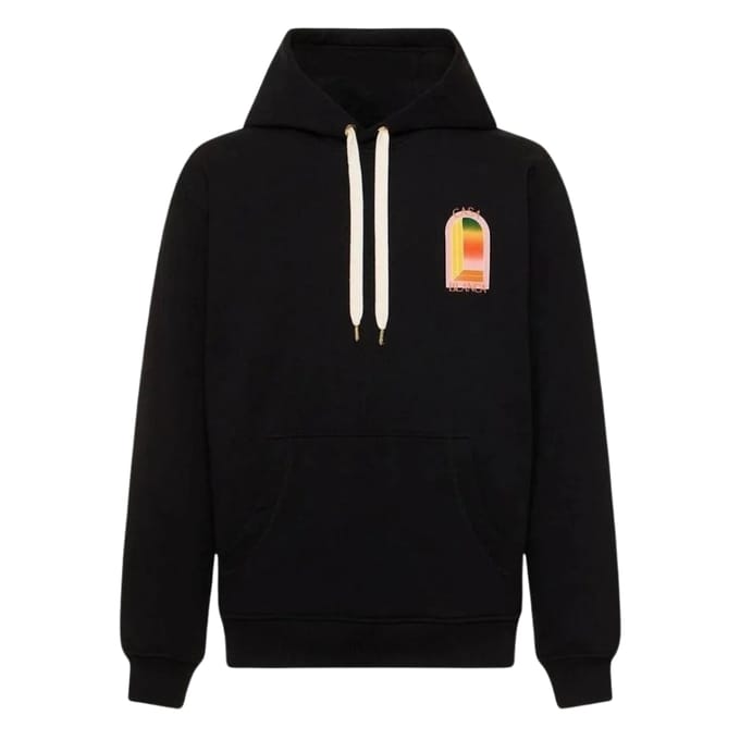 Casablanca Gradient Arch Logo Zwarte Hoodie