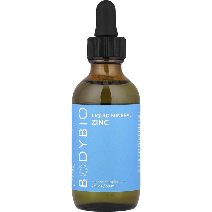 BodyBio, Vloeibaar Mineraal Zink, 59 ml (2 fl oz)