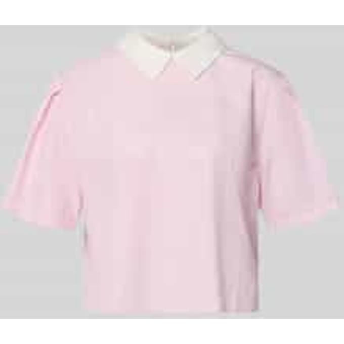 Boxy fit blouse van puur katoen